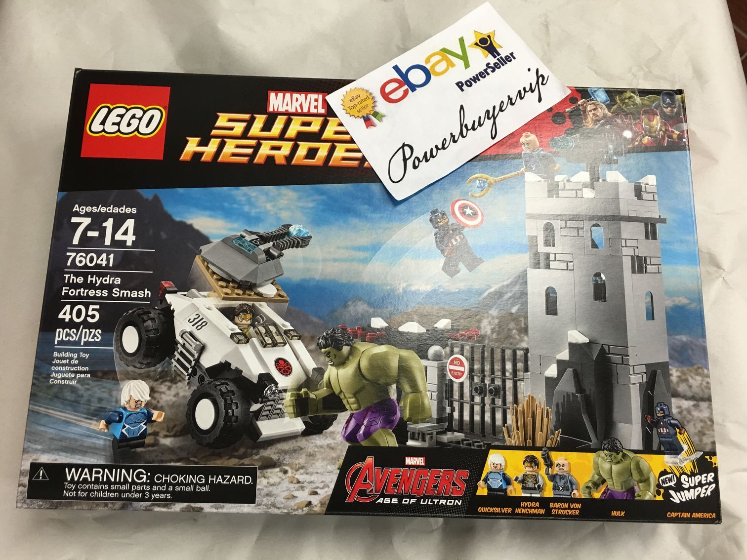 Lego 76041 Marvel Super Heroes Avengers The Hydra Fortress Smash Building Toy - Click Image to Close